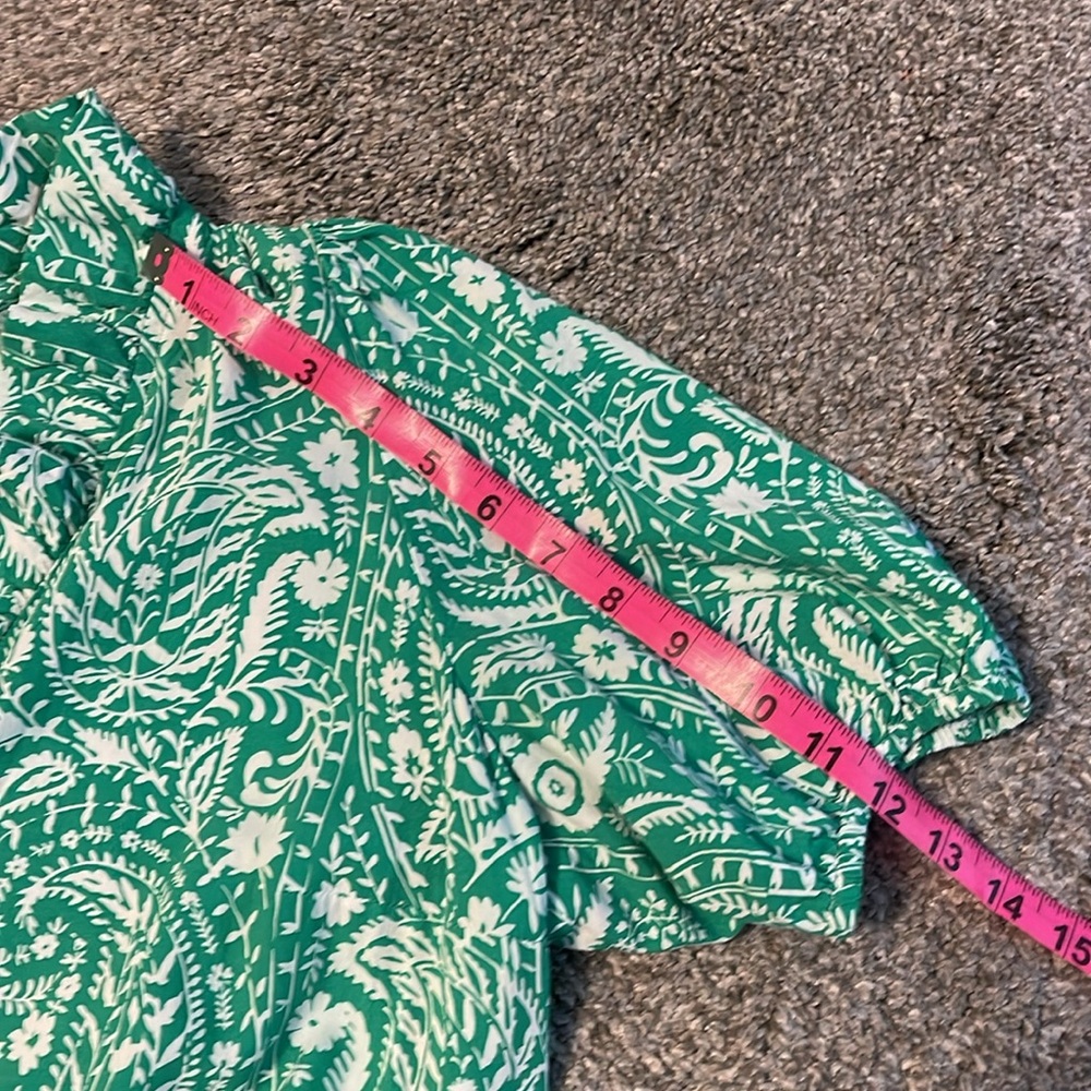 Crown & Ivy Green and White Midi Dress - Picture 7 of 8